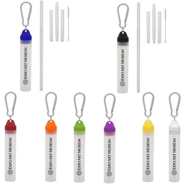 DH5223 Buildable Straw Kit In Travel Case With Custom Imprint